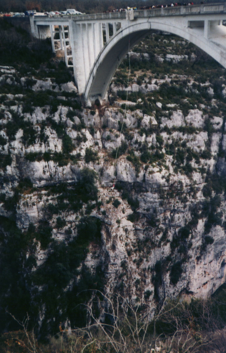 Me jumping at L'Artuby Me jumping at L'Artuby