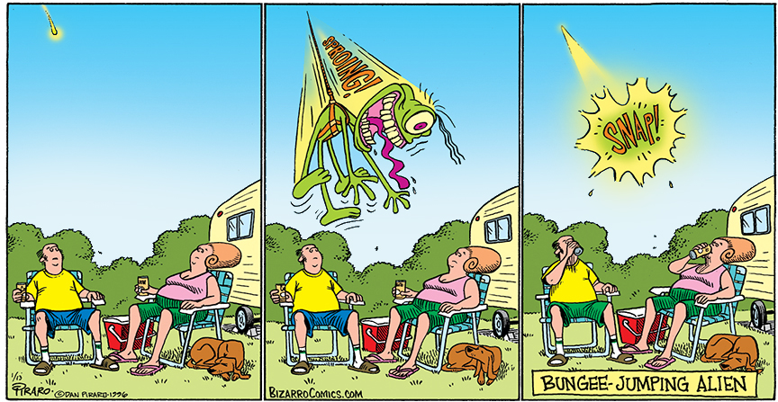 Bizarro - Bungee Jumping alien